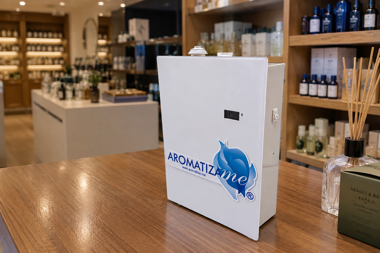 Nebulizador para aromatizar espacios